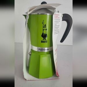Bialetti 4973 Rainbow Espresso Coffee Maker, 6-Cups